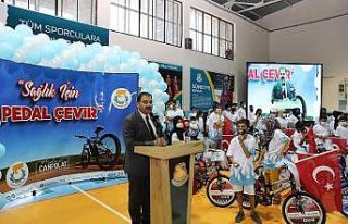 Şanlıurfa’da 100 öğrenciye bisiklet