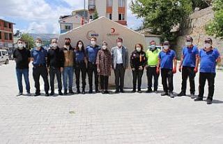 Sarıveliler’de AFAD tarafından çadır kurma eğitimi...