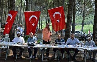 Şehit aileleri piknikte bir araya geldi