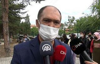 Şehit Aybüke öğretmenin babası Sadık Yalçın...