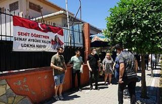 Şehit öğretmen Şenay Aybüke Yalçın Edremit’te...