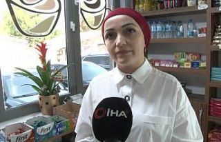 Senede bir soydukları kafede güvenlik kamerasına...