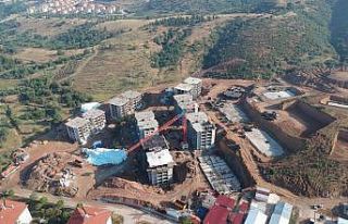 Simav 3’üncü etap TOKİ konutlarının yapımı...
