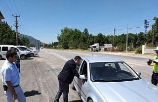 Simav’da 53 araç trafikten men edildi