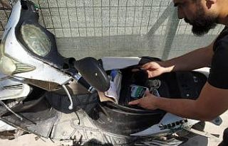 Sınırdan geçmeye çalışan elektrikli bisikletten...