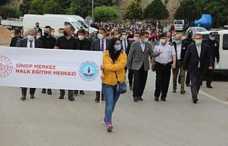 Sinop’ta ‘Hayat Boyu Öğrenme” yürüyüşü