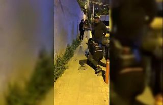 Şişli’de darp edilen kadını motosikletli grup...