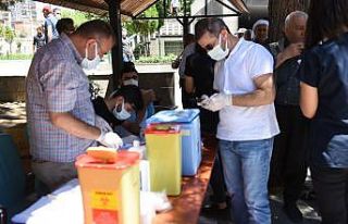 Siverek’te mobil aşı çalışması başladı