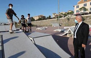 Skate Park’ta ilk test Gebzeli gençlerden