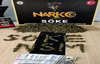 Söke’de Aracın Motor Panjuruna saklanan 1 Kilo...