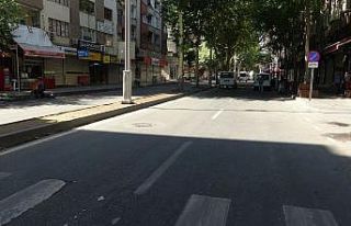 Son kısıtlamaya Diyarbakır uydu, sokaklar boş...