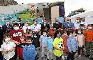 Su elçileri mobil eğitim tırı Amasya’da