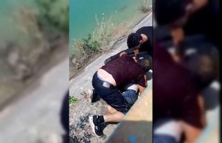 Sulama kanalına düşen çocuğu servis şoförü...