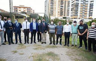 Suriyeli ve Türk çocukların dostluk maçı