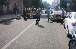 Sürücüsüz at kaza yaptı