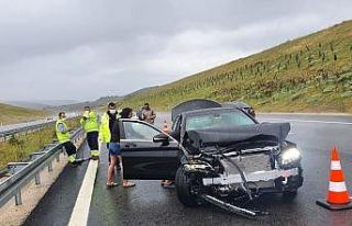 Susurluk’ta trafik kazası: 1 yaralı