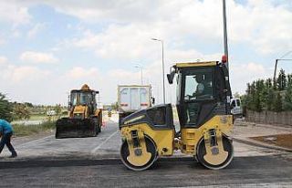 Talas’ta asfalt çalışmaları devam ediyor