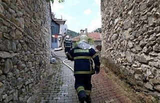 Tarihi Darkale’de yangın tatbikatı