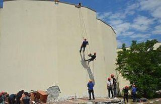 Tatbikat gerçeğini aratmadı