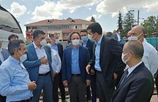 TCDD Genel Müdürü Uygun, alt geçitte inceleme...