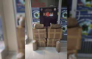 Tekirdağ’da 190 kilogram kaçak tütün ve binlerce...
