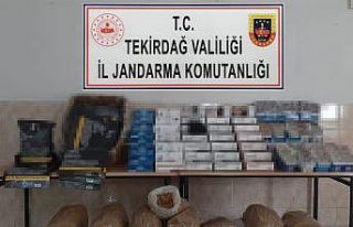 Tekirdağ’da kaçak tütün operasyonu