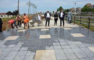 Teras Park çalışmaları başladı