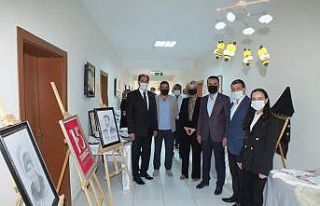 Tercan’da hayat boyu öğrenme sergisi açıldı