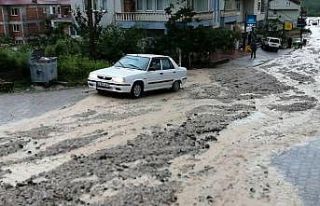Tokat’ta sağanak yağış etkili oldu