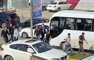 Trafik kazası sonrası cadde boks ringine döndü