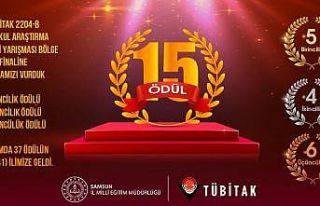 TÜBİTAK bölge finaline Samsun damga vurdu