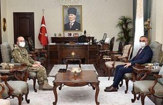 Tümgeneral Ergün’den Vali Soytürk’e ziyaret