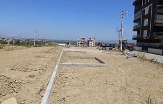 Turgutlu Belediyesi ilçeye yeni bir yeşil alan daha...