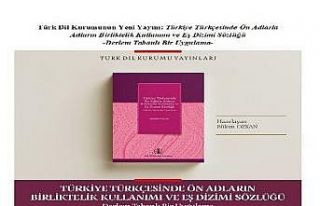 Türk Dil Kurumunun Yeni Yayını: Türkiye Türkçesinde...