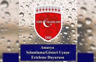 Türk Yıldızları’nın Amasya gösterisi yarına...