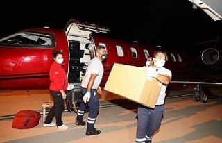 Türkiye’nin gönderdiği 50 bin doz Sinovac aşısı...