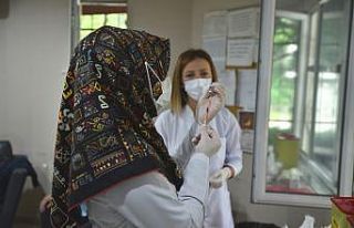 Ulaştıran ekibe mobil aşı