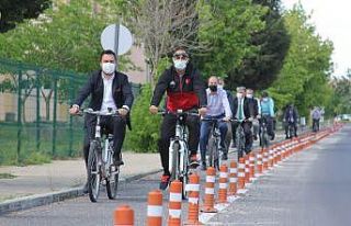 Üniversiteden bisiklet turu etkinliği