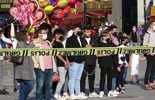 Unutkanlığı polisi alarma geçirdi, meraklı vatandaşlar...