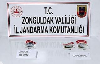 Üzerinde uyuşturucu ile yakalandı