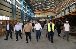 Vali Akbıyık, maden tesislerini ziyaret etti