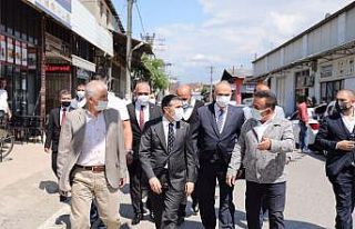 Vali Atay, sanayi esnafını ziyaret etti