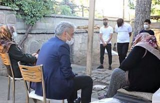 Vali Makas’tan şehit ailesine ziyaret