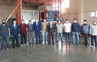 Vali Varol, Parke Üretim Tesisini ziyaret etti