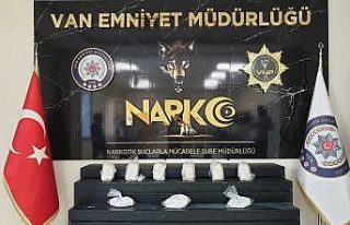 Van’da 6 kilo 48 gram metamfetamin ele geçirildi