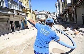 VASKİ’nin içme suyu şebeke hattı yenileme çalışmaları...