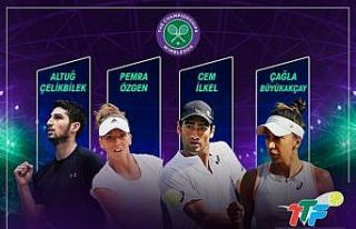 Wimbledon elemelerinde 4 Türk