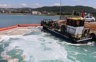 Yalova’da 40 metreküp müsilaj toplandı