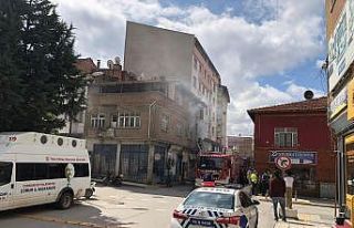 Yangında mahsur kalan kedileri itfaiye kurtardı
