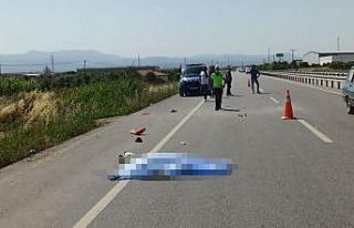 Yaşlı adam motosiklet kazasında hayatını kaybetti